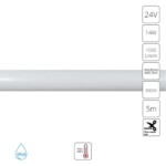 A2418013-01-3K Светодиодная лента термостойкая 24В 14Вт/м 1000Лм/м 3000К 80+ 13мм SMD2835 180шт/м 5м IP68