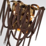 5066/4W HALL ODL24 527 античн.бронза/коричневый/металл/металл Бра G9 4*40W CHAINY — изображение 3