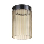 5047/15LC L-VISION ODL24 000 черный/светл.янтарный/металл/стекло Потолочный светильник LED 15W 4000К 1676Лм PILLARI