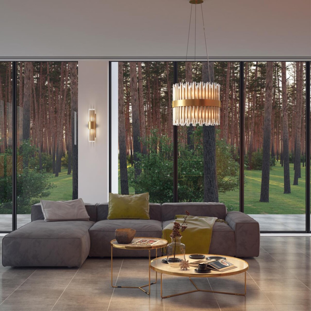 c1c8d0500d744707aab7c7ea58c7d8f0 4786/2W HALL ODL21 420 золото/металл/стекло Бра E14 2*40W VIKETA — изображение 1