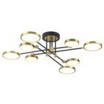 4320/75CL MIDCENT ODL22 305 металл/черный с бронзой Потолочный светильник IP20 LED 65W 2677Лм DENZEL — изображение 3