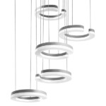 763439 Подвес UNITARIO 46W LED 5060LM СЕРЕБРО МАТОВЫЙ 3000K — изображение 3