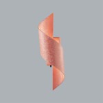 7102/6WL HIGHTECH ODL25 443 Настенный светильник ice crack терракотовый/металл/акрил IP20 LED 6W 3000K/4000K 220-240V тумблер на корпусе BOCCOLO — изображение 4