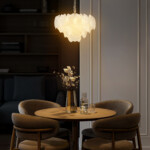 799122 Люстра RETRO 12х8W (led) E14 ЗОЛОТО/ПРОЗРАЧНЫЙ — изображение 2