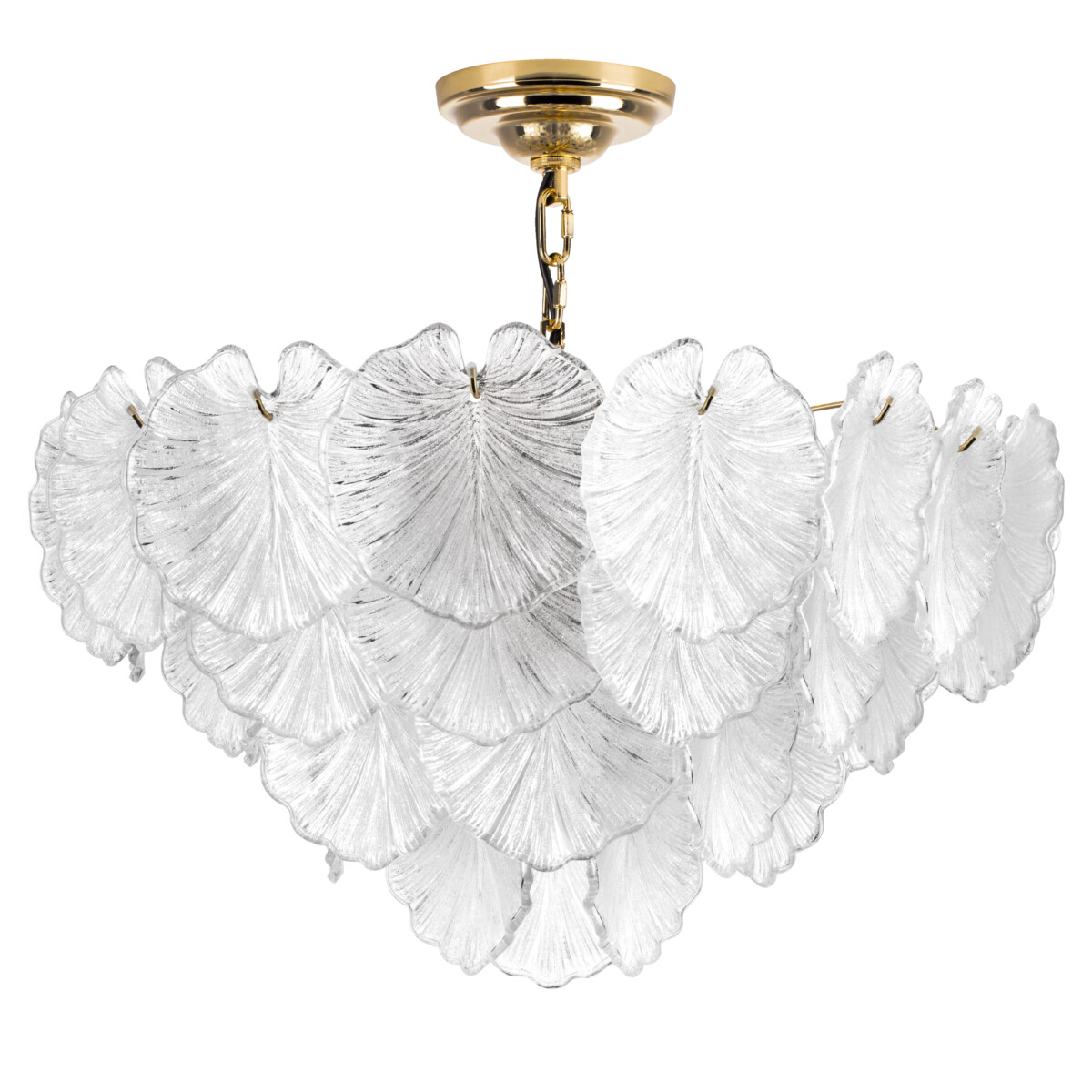 799122 Люстра RETRO 12х8W (led) E14 ЗОЛОТО/ПРОЗРАЧНЫЙ — изображение 1