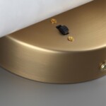 6674/12WL L-VISION ODL24 198 Настенный светильник латунь/металл/алебастр IP20 LED 12W 540Лм 3000K/4000K MARBELLA — изображение 4