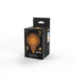 158802008 Лампа Gauss Filament G125 6W 360lm 2400К Е27 golden flexible LED 1/20 — изображение 3