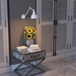 4126/1WD MODERN ODL19 461 белый Бра на кронштейне Е14 1*40W ARTA