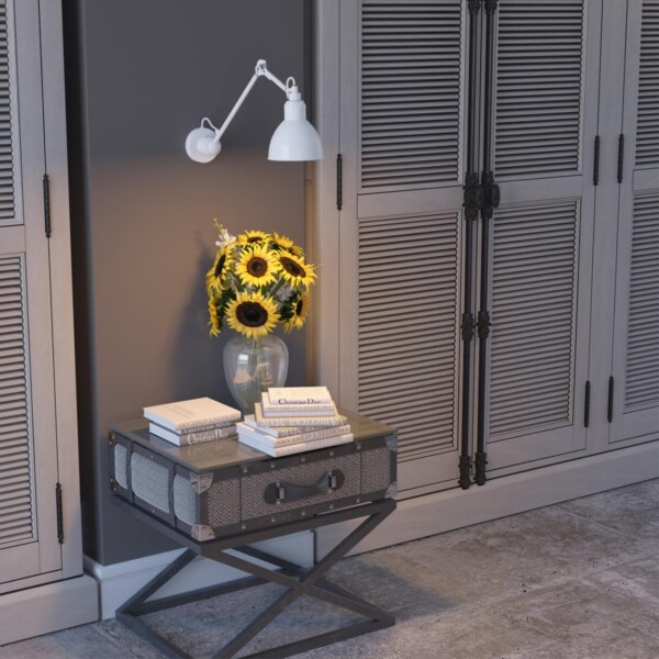 4126/1WD MODERN ODL19 461 белый Бра на кронштейне Е14 1*40W ARTA