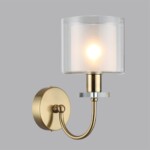 5088/1W CLASSIC ODL25 635 античная бронза/стекло Бра E14 1*40W SAGA — изображение 4