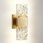 4364/5WL HIGHTECH ODL23 433 матовое золото/металл/стекло Настенный св-к IP20 LED 10W 612Лм 3000K RICCI — изображение 2