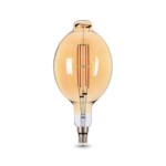 151802008 Лампа Gauss Filament BT180 8W 780lm 2400К Е27 golden straight LED 1/6 — изображение 2