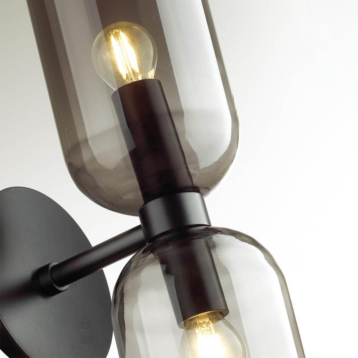 4804/2W MIDCENT ODL21 539 черный/дымчатый Бра с выкл. E14 2*60W ORINOCO — изображение 5