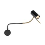 4382/1W HIGHTECH ODL23 455 черный/античная бронза/металл Настенный св-к выкл. на плафоне IP20 LED GU10 10W GIGI — изображение 2