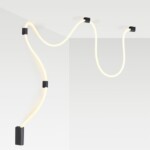 4391/30CL HIGHTECH ODL24 299 черный/металл/канат Настенно-потолочный светильник накладной (3 крепления в комплекте) IP20 LED 30W 1185Лм 4000K CORDA — изображение 3