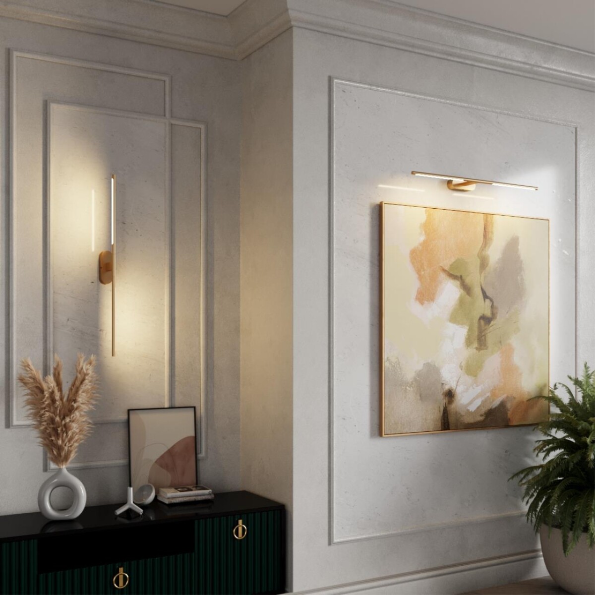 6635/7WL HIGHTECH ODL24 483 металл/античная бронза/акрил Настенный светильник IP20 LED 7W 3000K/3800K/5100K (перекл ч/з тумблер) 220V ALEDO — изображение 1