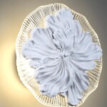 6614/8WL HIGHTECH ODL24 431 белый/гипс/акрил/прозр. стекло Настенный светильник IP20 LED 8W 3000K 220V FIORE — изображение 7