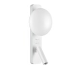 7049/5WL HIGHTECH ODL25 473 металл/акрил белый Настенный светильник IP20 LED 1*5W + 1*3W 2700K ALBERGO