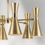 816061 Люстра DUMO 6х40W E14 ЛАТУНЬ/ЗОЛОТО — изображение 4