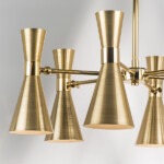 816061 Люстра DUMO 6х40W E14 ЛАТУНЬ/ЗОЛОТО — изображение 5