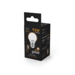 105102110 Лампа Gauss LED Шар E27 9.5W 890lm 3000K 1/10/50 — изображение 4