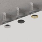 A3010PL-1BK Декоративная рамка для монтажного комплекта INTER, для модуля ORE и MR16 ламп, черный IP20 антислепящий фильтр и GU10 патрон в комплекте — изображение 3