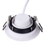 A2867PL-1WH Светильник потолочный встраиваемый GIRO для MR16 Ø95x38мм белый IP44 монтаж Ø75мм — изображение 6