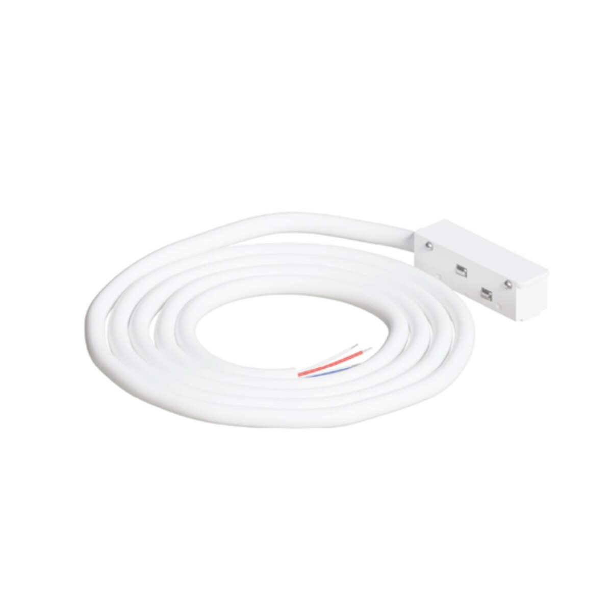 A740233N коннектор для ввода питания для шинопровода (трека) LINEA и OPTIMA 2м, белый — изображение 1