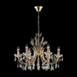 в наличии 4977/6 HALL ODL23 627 золотой/хрусталь Люстра E14 6*40W VERSIA - купить в интернет-магазине Светильники Торг