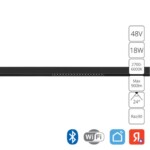 A5745PL-1BK СВЕТИЛЬНИК ПОТОЛОЧНЫЙ EXPERT 48В 18Вт макс 900Лм 2700-6000К 90+ 24° smart