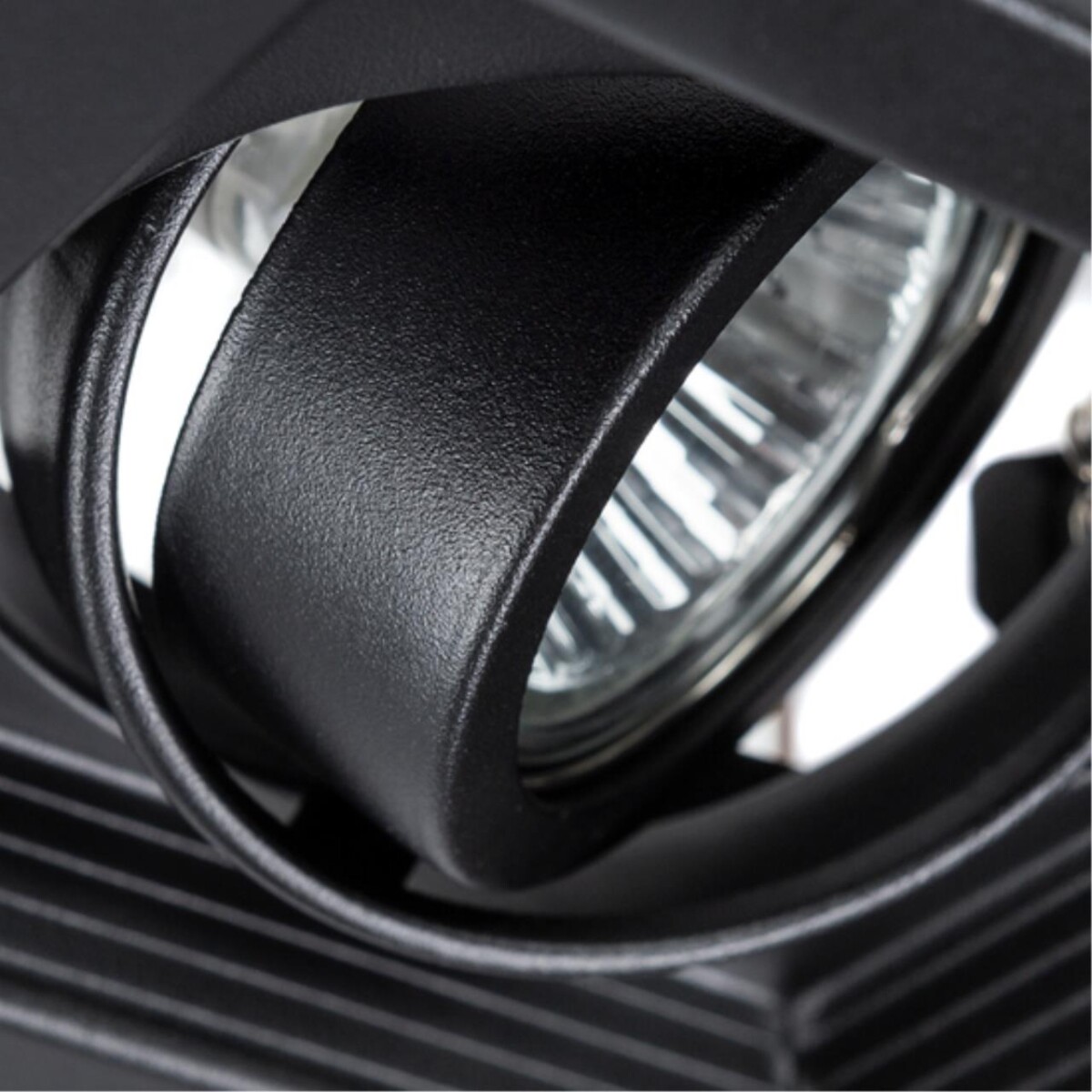 A6661PL-1BK Светильник потолочный встраиваемый CANIS для MR16 130x130x45мм черный IP20 монтаж 102x102мм — изображение 4