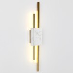 4359/10WL MIDCENT ODL23 175 белый мрамор/золотистый металл Настенный светильник IP20 LED 10W 655Лм 3000K MARMI — изображение 3