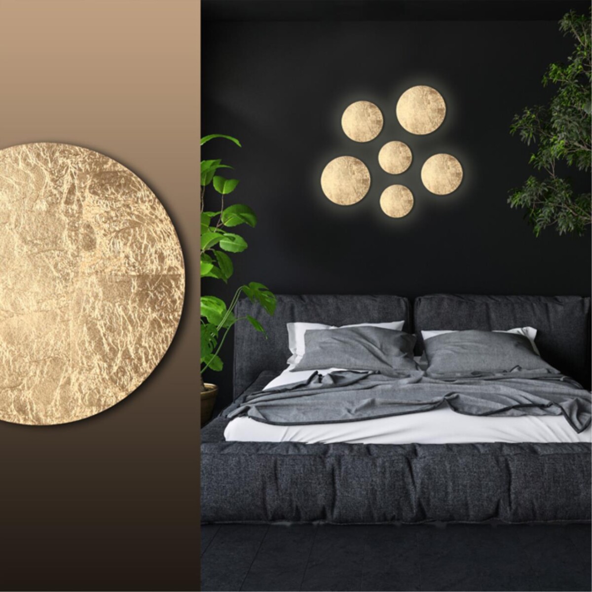 e0356ccdbc5969d1b70b875d5bc739c4 3561/6WL HIGHTECH ODL18 449 золот. фольг-ние Настен. св-ник IP20 LED 3000K 6W 336Лм 220V SOLARIO — изображение 1