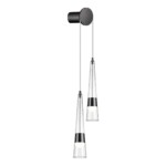 5044/24WL L-VISION ODL24 000 глянц.темн.хром/прозрачный/металл/стекло Бра LED 24W 3000K 2536Лм LUMP — изображение 3