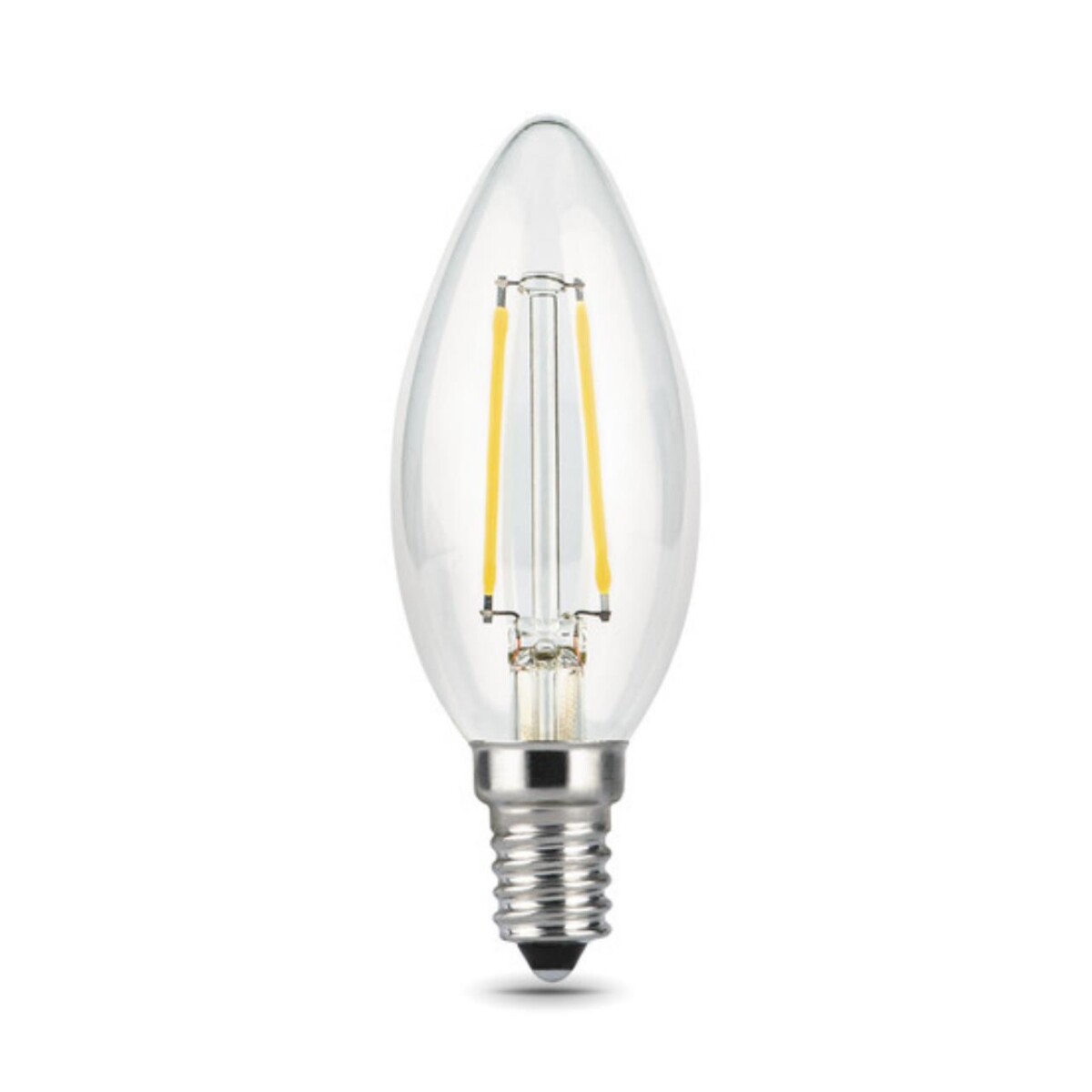 103801211 Лампа Gauss Filament Свеча 11W 830lm 4100К Е14 LED 1/10/50 — изображение 2