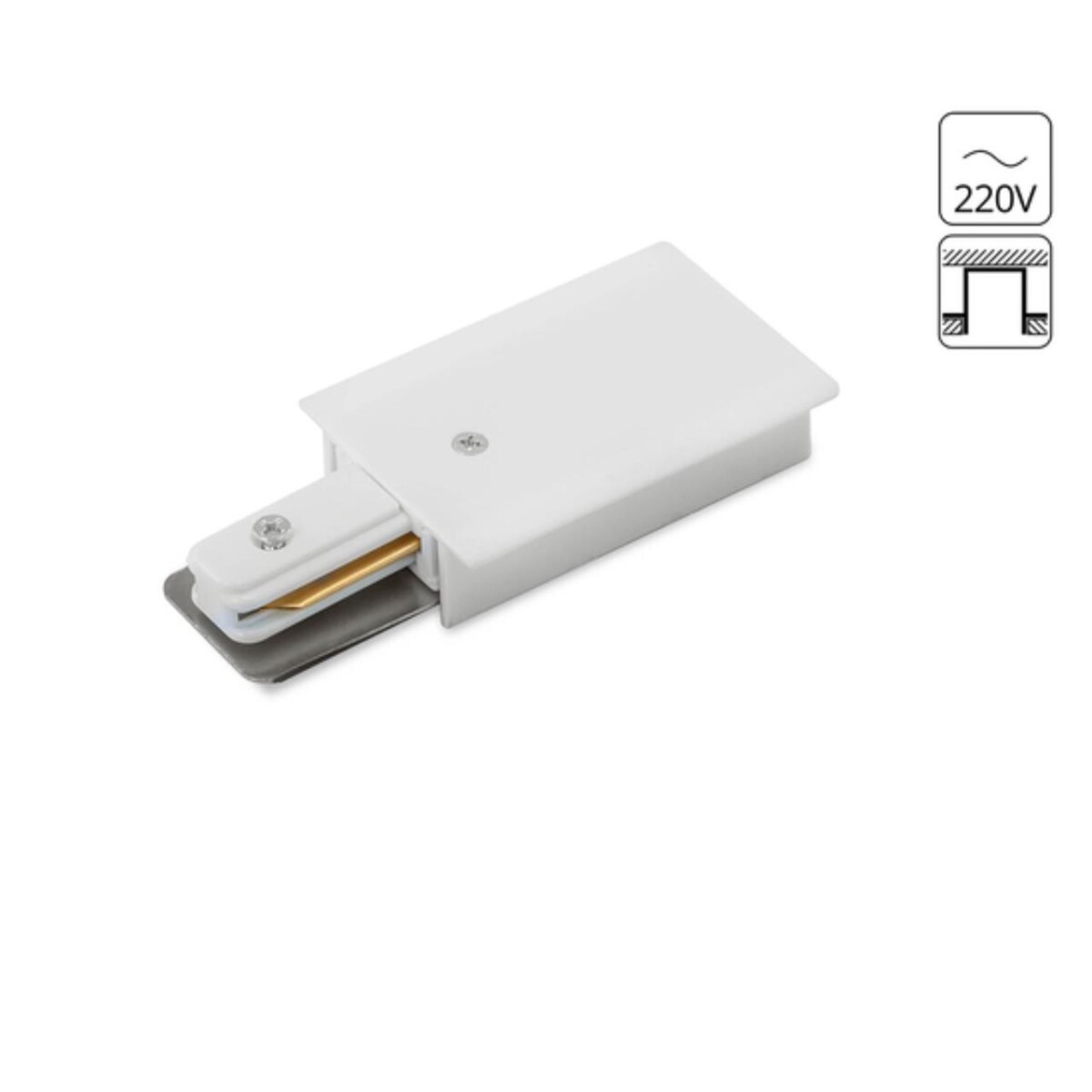 A160133 КОННЕКТОР-ТОКОПОДВОД ДЛЯ ШИНОПРОВОДА (ТРЕКА) — изображение 1