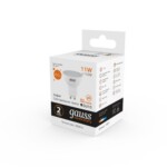 13611 Лампа Gauss Elementary MR16 11W 850lm 3000K GU10 LED 1/10/100 — изображение 3