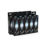 104801207 Лампа Gauss LED Filament Свеча на ветру E14 7W 580lm 4100К 1/10/50 — изображение 5