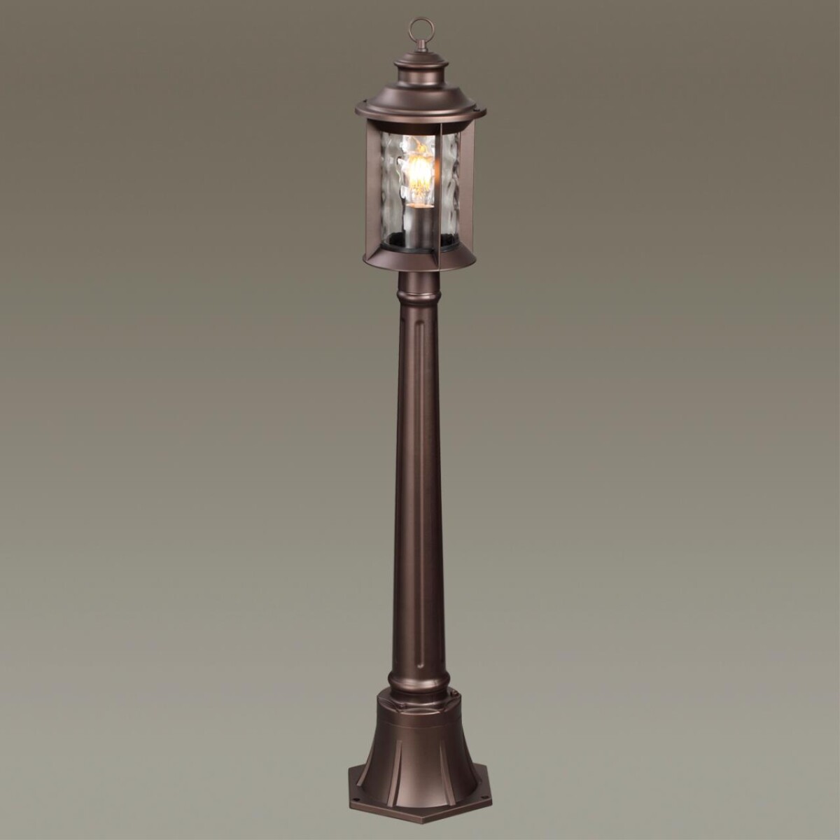 4961/1F NATURE ODL22 703 темно-коричневый/стекло Ландшафтный светильник 107см E27 1*60W IP44 MAVRET — изображение 5