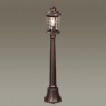 4961/1F NATURE ODL22 703 темно-коричневый/стекло Ландшафтный светильник 107см E27 1*60W IP44 MAVRET — изображение 5