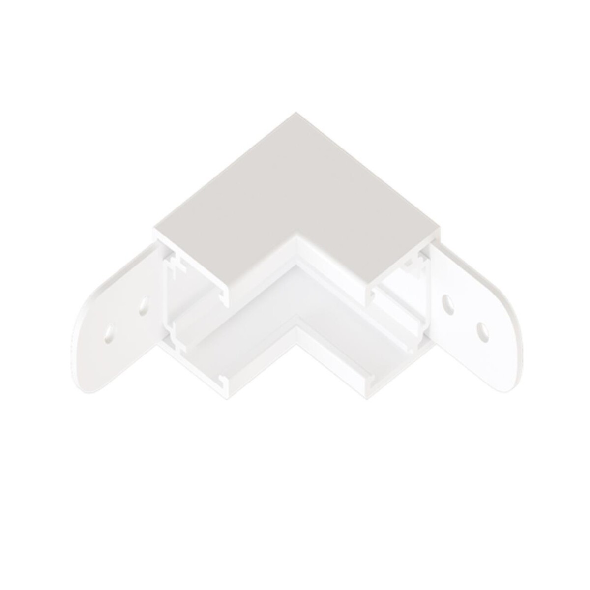 A740733  КОННЕКТОР УГЛОВОЙ ВНУТРЕННИЙ ДЛЯ ШИНОПРОВОДА (ТРЕКА) OPTIMA — изображение 1