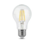 102802210 Лампа Gauss LED Filament A60 E27 10W 970lm 4100К 1/10/40 — изображение 2