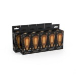 157802008 Лампа Gauss LED Filament ST64 E27 8W Golden 740lm 2400К 1/10/40 — изображение 5