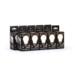 102202110 Лампа Gauss LED Filament A60 OPAL E27 10W 820lm 2700К 1/10/40 — изображение 5