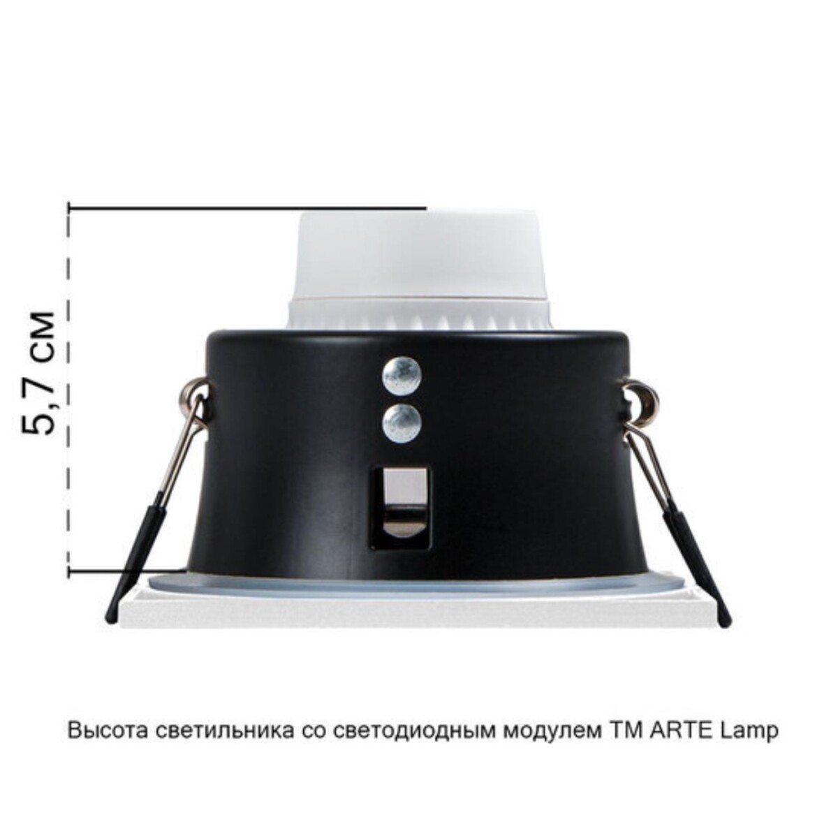 A2868PL-1WH Светильник потолочный встраиваемый HELM для MR16 85x85×44мм белый IP44 монтаж Ø80мм — изображение 3