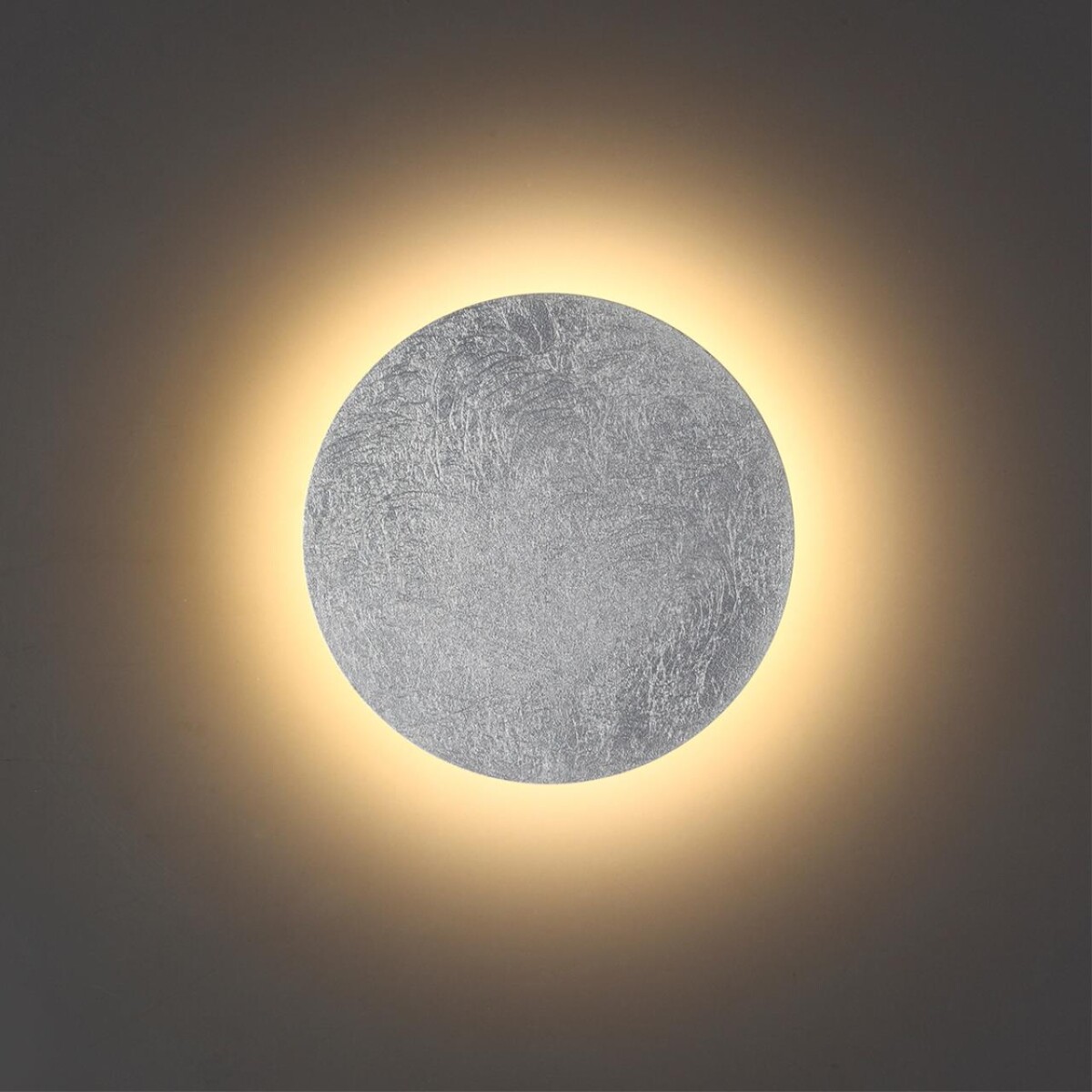 3562/6WL HIGHTECH ODL18 449 серебр.фольг-ние Настен.светильник IP20 LED 3000K 6W 336Лм 220V LUNARIO — изображение 3