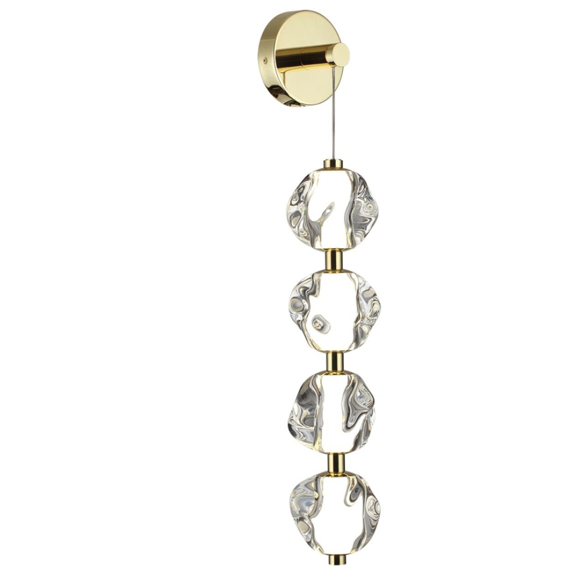 5085/17WL L-VISION ODL25 563 золото/прозрачный/металл/акрил Бра LED 17W 4000K 800Лм JEMSTONE — изображение 3