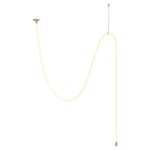 4399/40CL HIGHTECH ODL23 301 ант.бронза/металл/канат Потолочный св-к встраиваемый (2 крепления и крючок в комплекте) IP20 LED 40W 1580Лм 3000K CORDA — изображение 4