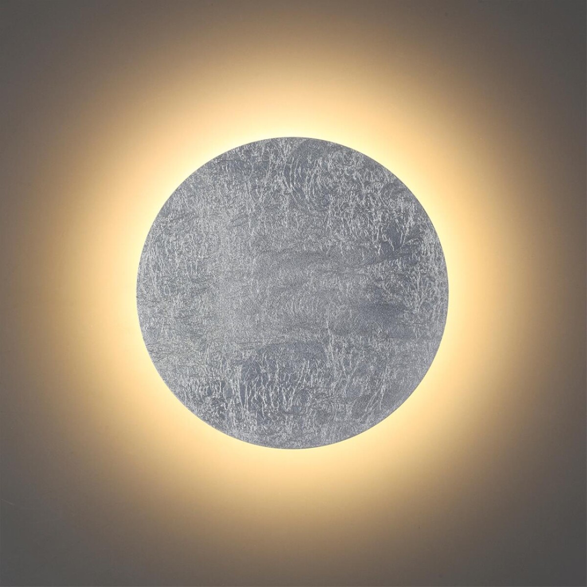 3562/9WL HIGHTECH ODL18 449 серебр.фольг-ние Настен.светильник IP20 LED 3000K 9W 504Лм 220V LUNARIO — изображение 3