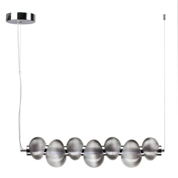 5096/24L L-VISION ODL25 361 хром/дымчатый градиент/металл/стекло Подвес линейный LED 24W 4000K 1948Лм BRUCO